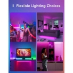 Meross MSL320HK EU Smart LED Strip WiFi RGB 2x5m Compatível com Apple HomeKit/Google/Alexa