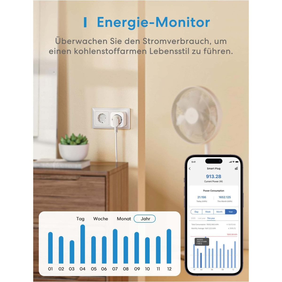 Meross Smart Plug MSS305-EU