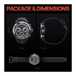 Mibro GS Explorer Branco - Smartwatch com GPS e NFC