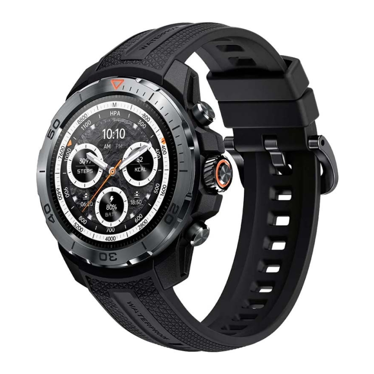 Mibro GS Explorer Preto - Smartwatch com GPS e NFC
