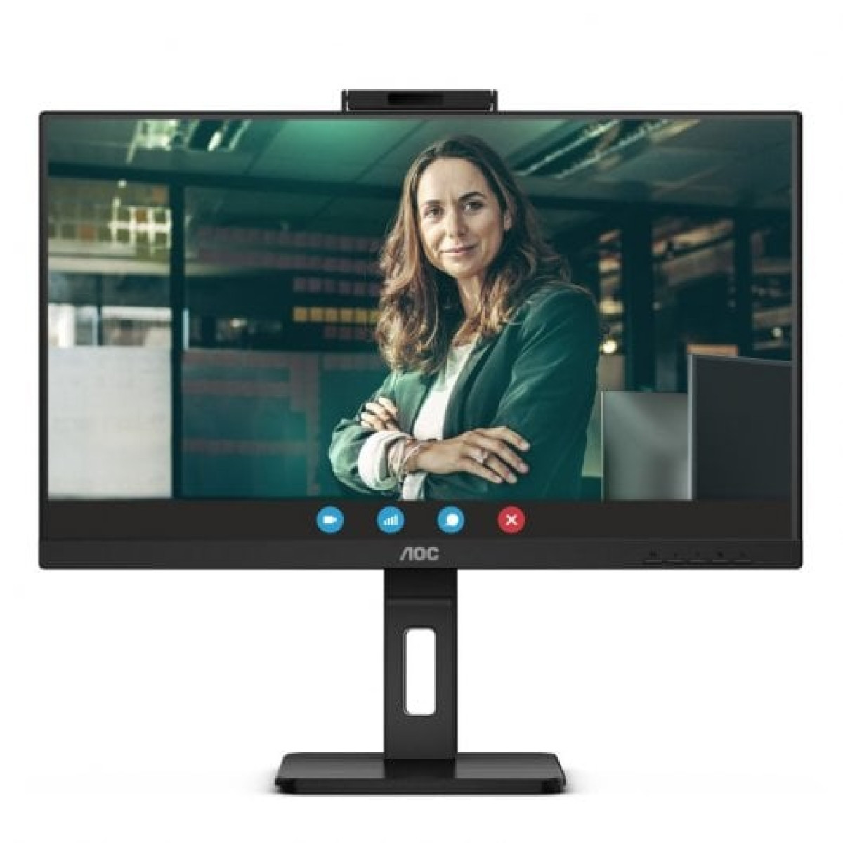 Monitor AOC 24P3CW 23.8" LED IPS FullHD 75Hz USB-C Webcam