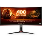 Monitor AOC CU34G2X/BK 34" LED Wide QuadHD 144Hz FreeSync Curvo