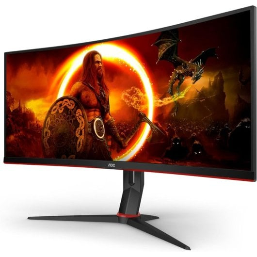 Monitor AOC CU34G2XP/BK 34" LED VA UltraWide QHD 180Hz Curvo
