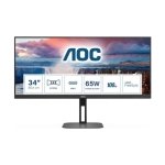 Monitor AOC V5 U34V5C/BK 34" LCD UltraWide QHD 100Hz FreeSync USB-C