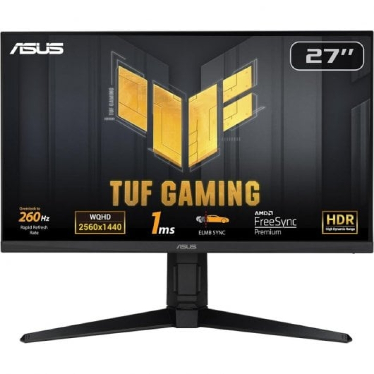 Monitor ASUS TUF VG27AQML1A 27" LED IPS WQHD 260Hz Compatível com G-SYNC