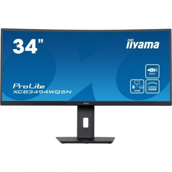 Monitor Iiyama ProLite XCB3494WQSN-B5 34" LED UWQHD 120Hz FreeSync Curvo USB-C