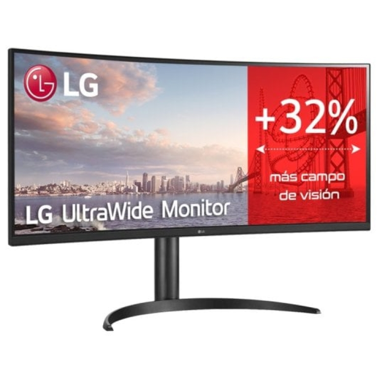 Monitor LG 34WQ75C-B 34" LED IPS UWQHD Curvo USB-C/RJ-45