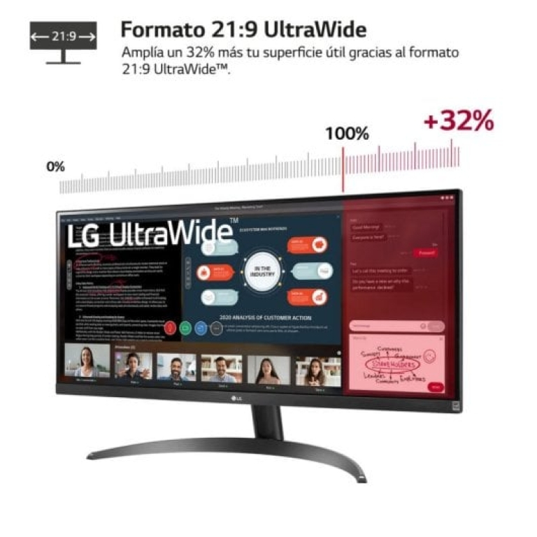 Monitor LG UltraWide 26WQ500-B 25.7" LED IPS UWFHD 75Hz FreeSync