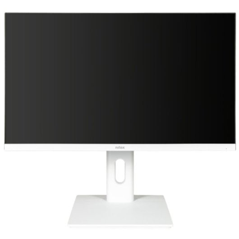 Monitor Nilox NXM24REGWEB01W 23.8" LED IPS FullHD 75Hz com Altifalantes, Altura Ajustável e Webcam
