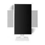 Monitor Nilox NXM24REGWEB01W 23.8" LED IPS FullHD 75Hz com Altifalantes, Altura Ajustável e Webcam