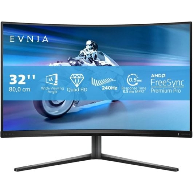 Monitor Philips Evnia 5000 32M2C5500W/00 31.5" LCD VA QHD 240Hz FreeSync Premium Pro Curvo