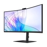 Monitor Samsung ViewFinity S65VC 34" LCD UltraWide WQHD 100Hz FreeSync Webcam USB-C Curvo