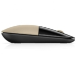 Mouse sem fio HP Z3700 1.200 DPI dourado