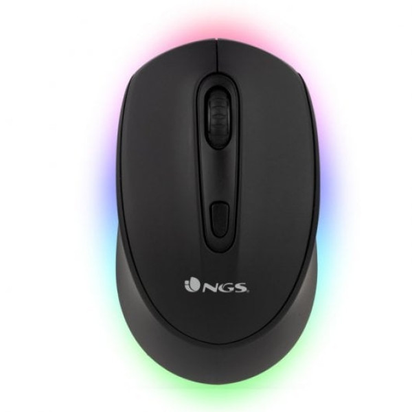 NGS Smog-RB Rato Wireless RGB Multi-Dispositivo Preto