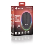 NGS Smog-RB Rato Wireless RGB Multi-Dispositivo Preto
