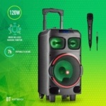 NGS Wild Dub Zero Coluna Portátil de 120W Bluetooth e True Wireless Subwoofer 8"