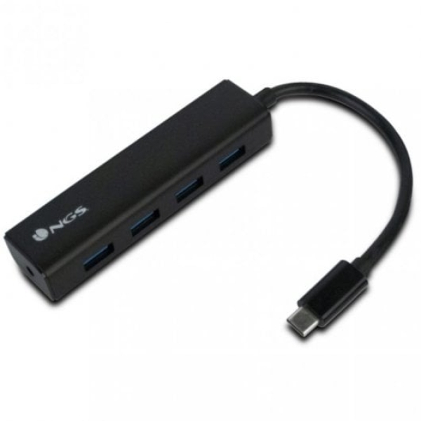 NGS Wonderhub4 Hub USB-C para 4 Portas USB 3.0
