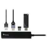 NGS Wonderhub4 Hub USB-C para 4 Portas USB 3.0
