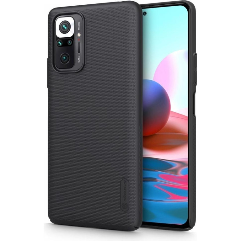 Nillkin Super Frosted Shield case for Xiaomi Redmi Note 10 Pro/10 Pro Max (black)