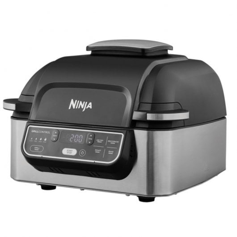 Ninja Foodi Grelhador de Interior Fritadeira a Ar 5 em 1 5.7L
