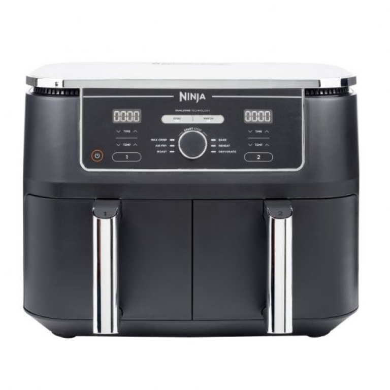 Ninja Foodi Max Fritadeira a Ar 6 em 1 com Compartimento Duplo 9.5L