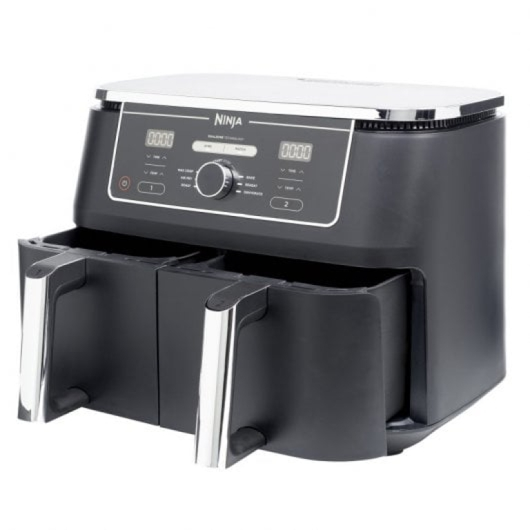 Ninja Foodi Max Fritadeira a Ar 6 em 1 com Compartimento Duplo 9.5L