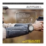 North Edge Apache com Bracelete de Nylon Verde- Relógio Digital