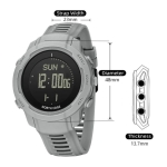 North Edge Vertico Preto/Cinzento - Relógio Digital