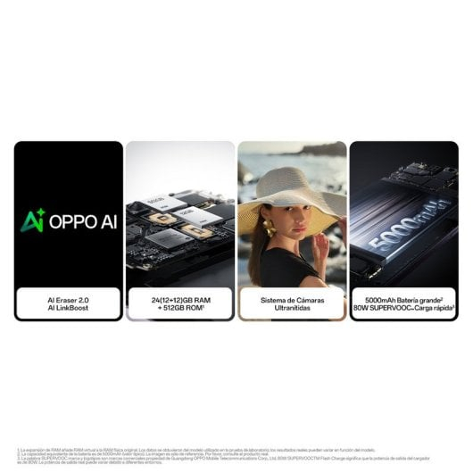 OPPO Reno12 Pro 5G 12/512GB Nebula Black Libre