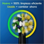 Oral-B Pro 3 3900 Duo Pack de 2 Escovas de Dentes Elétricas com Comando Recarregável Branca/Preta