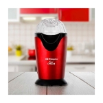 Orbegozo PA 4300 Máquina de Pipocas Portátil 1000W Vermelho Metalizado
