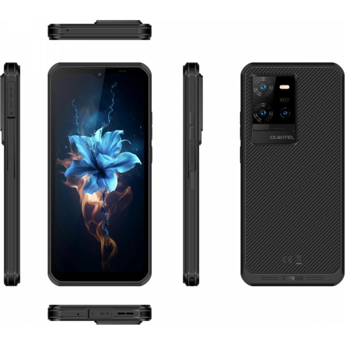 Oukitel Smartphone WP50 4/256 6500mAh DS. Black