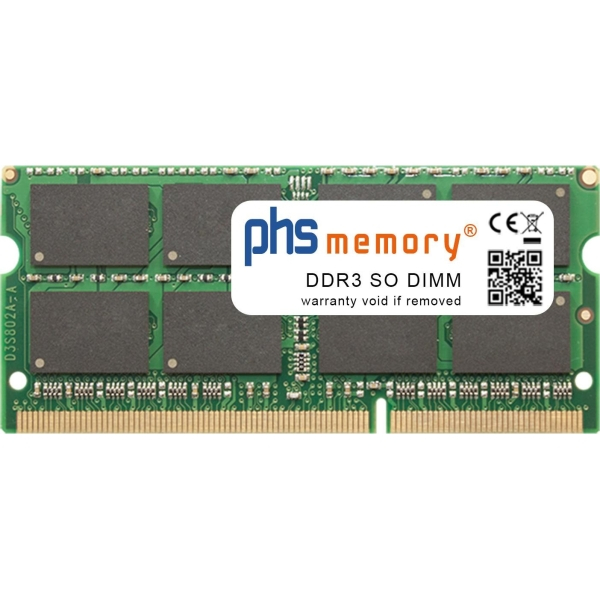 PHS-memory 8GB RAM memory for Samsung 5 series 530U3C-A07 DDR3 SO DIMM 1600MHz