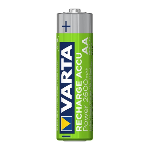 Pack 4x Pilhas Recarregáveis Varta AA ACCU Power 2600 mAh NiMH