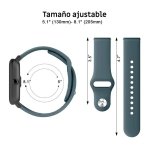 Pack x3 Pulseira Silicone Elgance para CMF by Nothing Watch Pro 22mm Branco, Roxo e Rosa