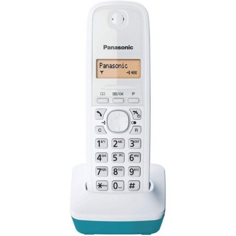 Panasonic KX-TG1611 Telefone Sem Fios Branco/Azul