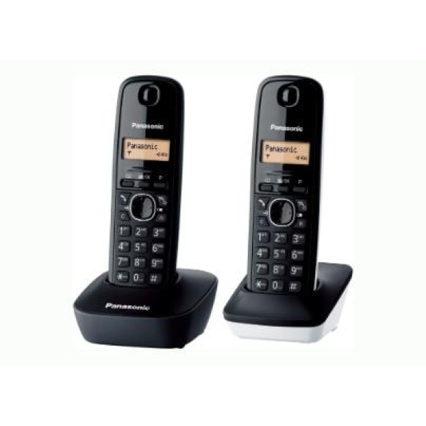 Panasonic WIRELESS TELEPHONE KX-TG1612SP1 WHITE/BLACK DUO