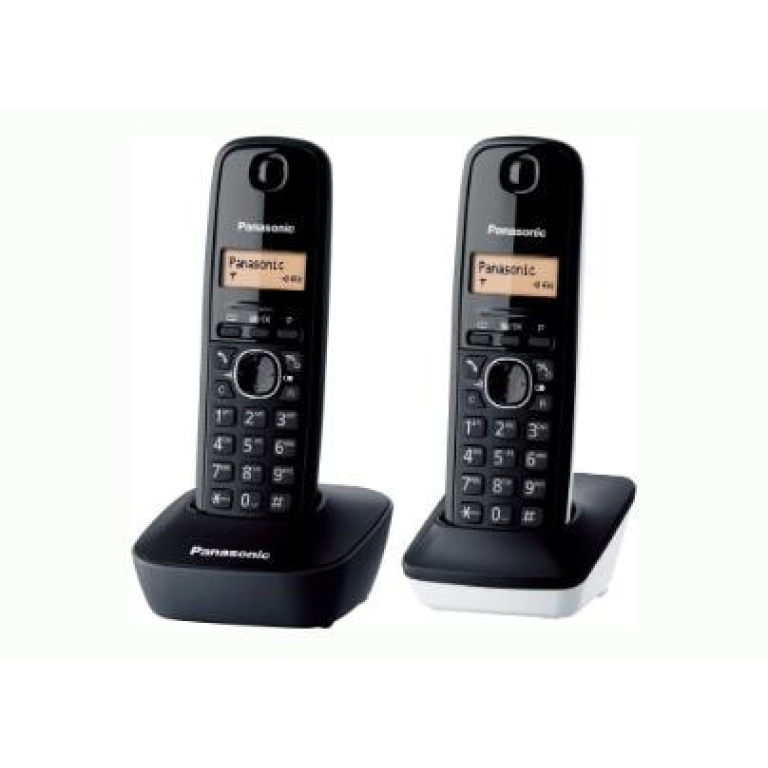 Panasonic WIRELESS TELEPHONE KX-TG1612SP1 WHITE/BLACK DUO