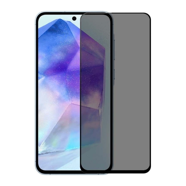 Película de vidro temperado Anti Espião Samsung Galaxy A55 5G