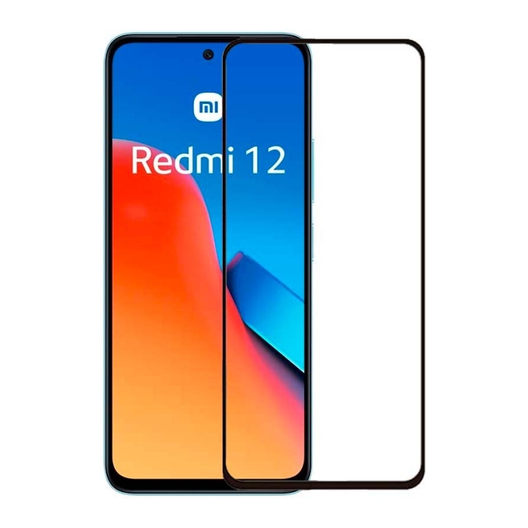 Película de vidro temperado Xiaomi Redmi 13 / Poco M6 4G / Redmi 12 Full Screen 3D