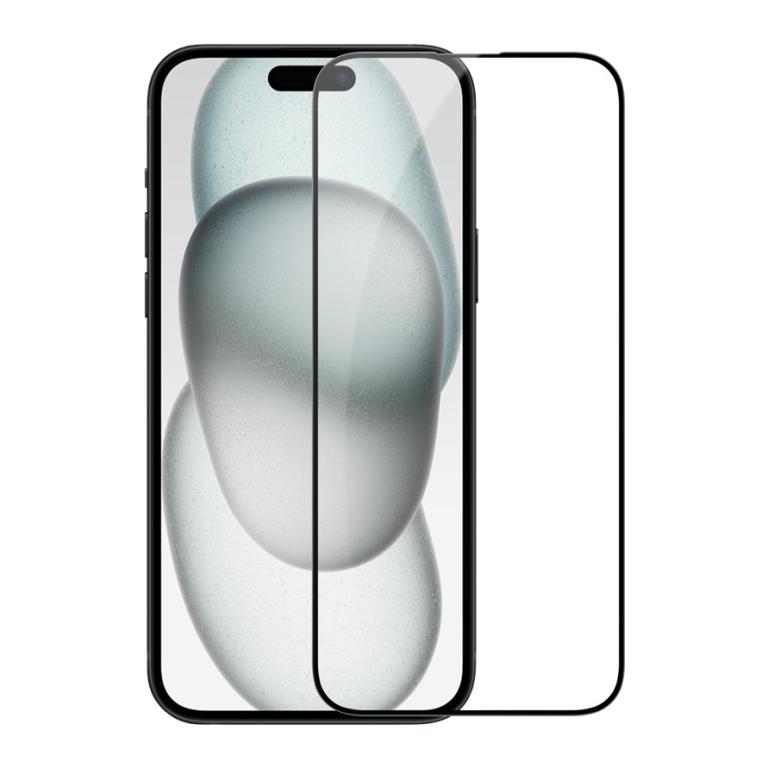 Película de vidro temperado iPhone 15 Plus Full Screen 3D