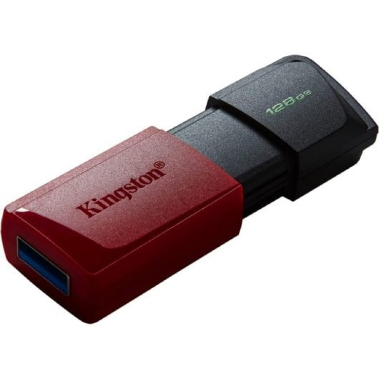 Pen Drive Kingston DataTraveler Exodia M Unidade Flash USB 128GB USB 3.2 Preta/Vermelha
