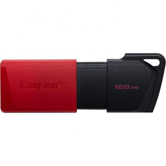 Pen Drive Kingston DataTraveler Exodia M Unidade Flash USB 128GB USB 3.2 Preta/Vermelha