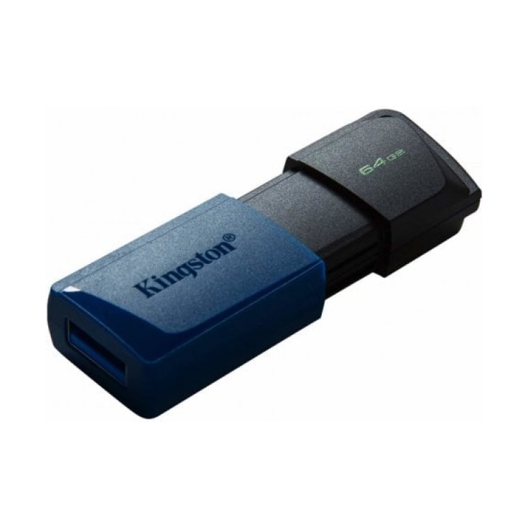 Pen Drive Kingston DataTraveler Exodia M Unidade Flash USB 64GB USB 3.2 Preta/Azul