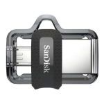Pen Drive SanDisk Ultra Dual m3.0 256GB USB 3.0 Cinzenta/Prateada
