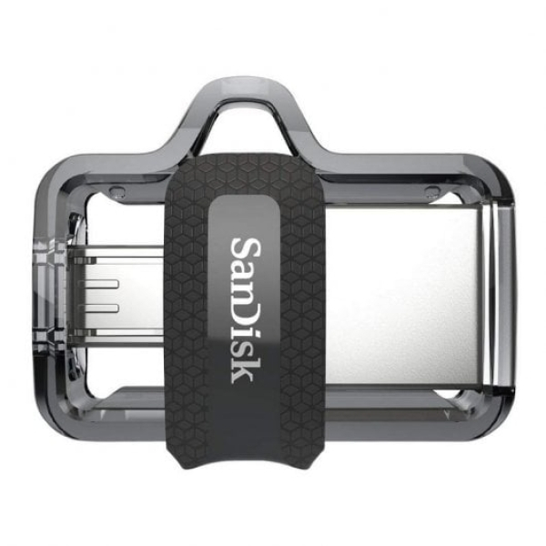 Pen Drive SanDisk Ultra Dual m3.0 64GB USB 3.0 Cinzenta/Prateada
