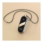 Pendente Xiaomi Smart Band 9 / Smart Band 8 Adaptador Metálico Dourado e Colar Preto