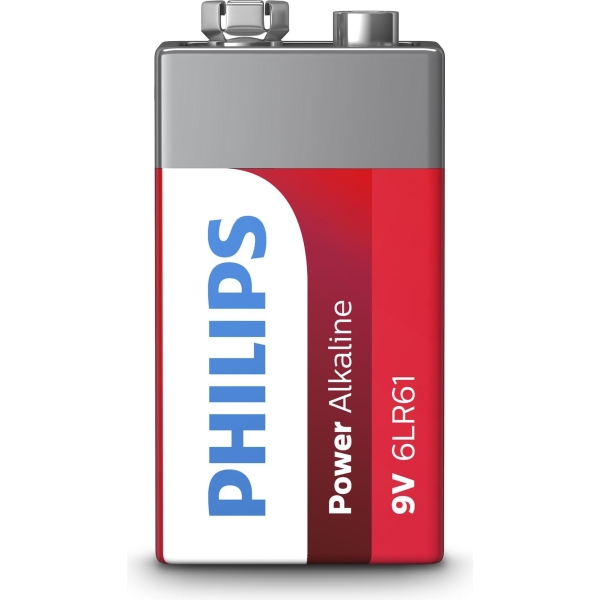 Philips Power Life 6LR61P1B - Battery 9V - Alkaline