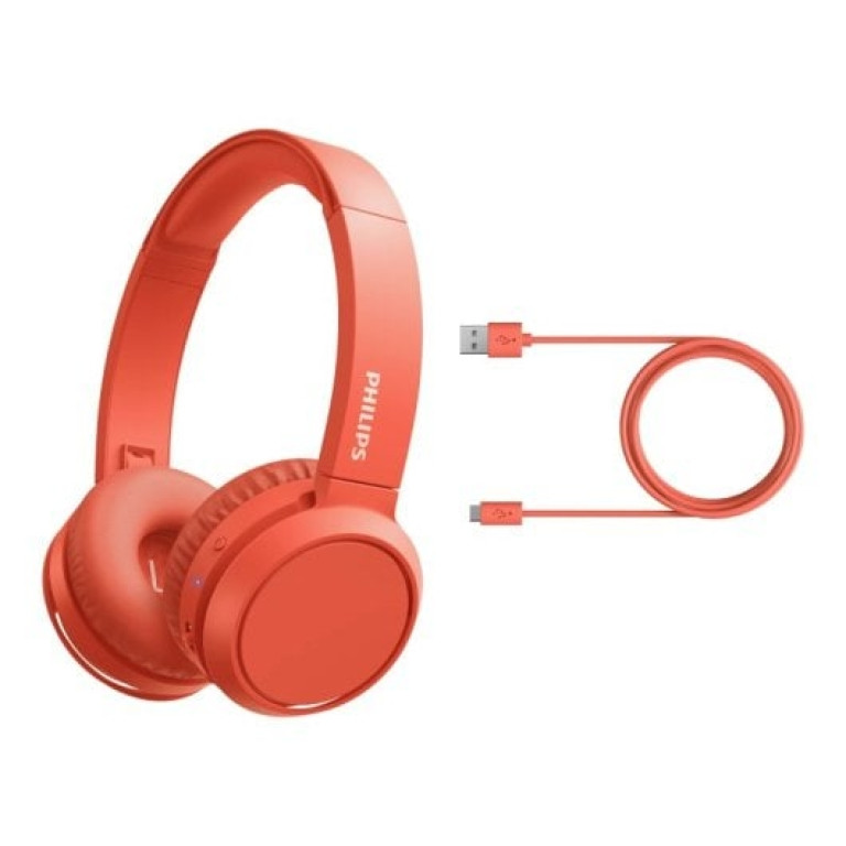 Philips TAH4205RD/00 Auriculares Sem Fios Bluetooth Vermelhos