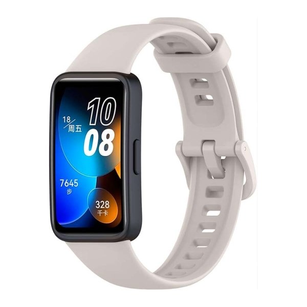 Pulseira Huawei Band 8 / Huawei Band 9 / Honor Band 9 Silicone Cinzento Claro